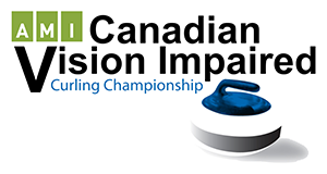 Logo for the AMI Canadian Vision Impaired Curling Championship