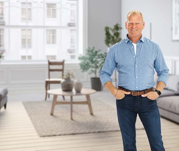 Mike Holmes in a home