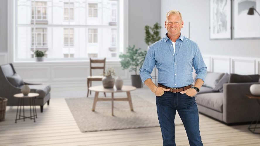Mike Holmes in a home