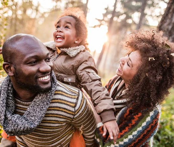 happy african american family asthma medication allergy season