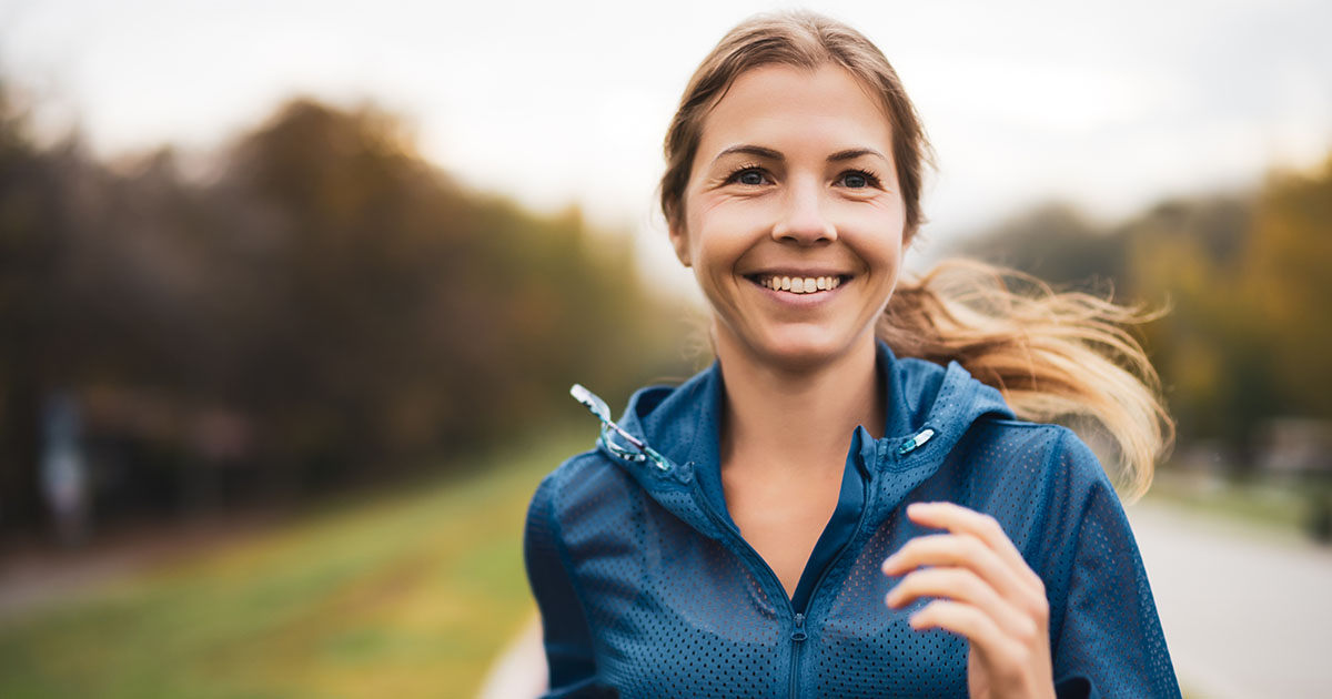 woman jogging better sleep council