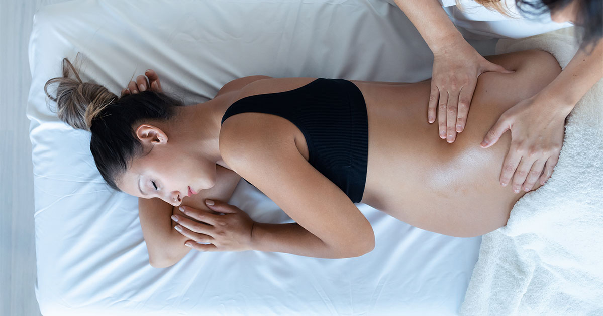 pregnant woman massage