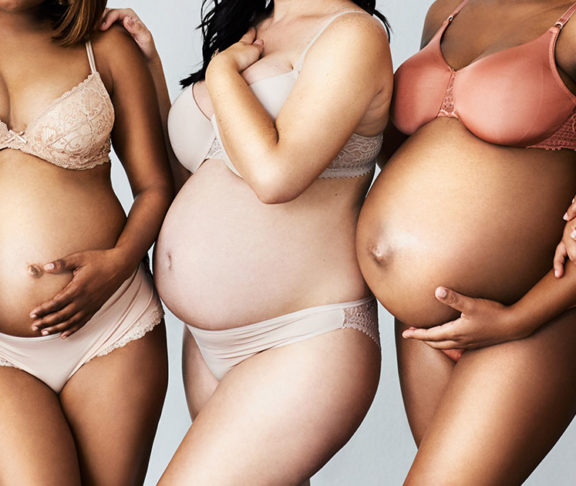 pregnant women different races