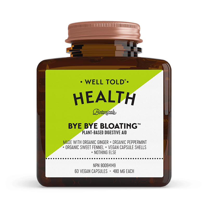 well told health bloating bottle