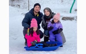 Doaa Al Samrae and family
