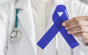 Colorectal cancer ribbon