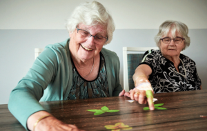 Dementia patients using Tovertafel in patiend-centred care