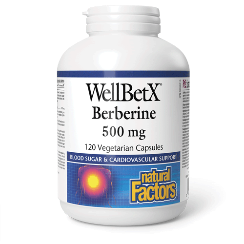 WellBetX Berberine vegetarian capsules for balancing blood sugar 
