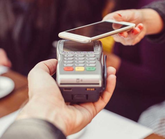 Paying with a mobile phone