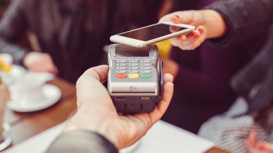 Paying with a mobile phone