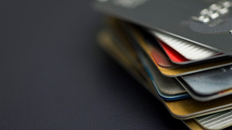 Stack of credit cards