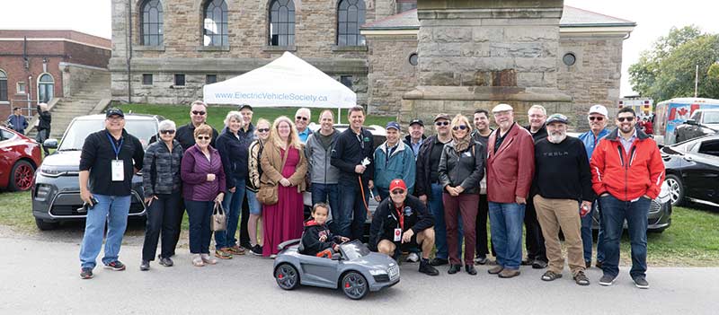 Members of the Electric Vehicle Society