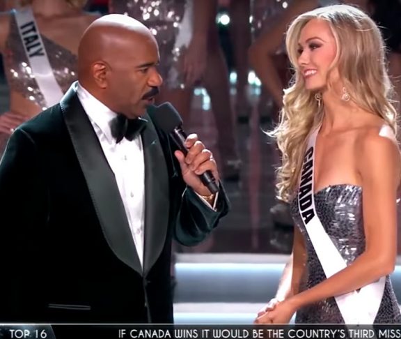 Lauren Howe in the Miss Universe competition