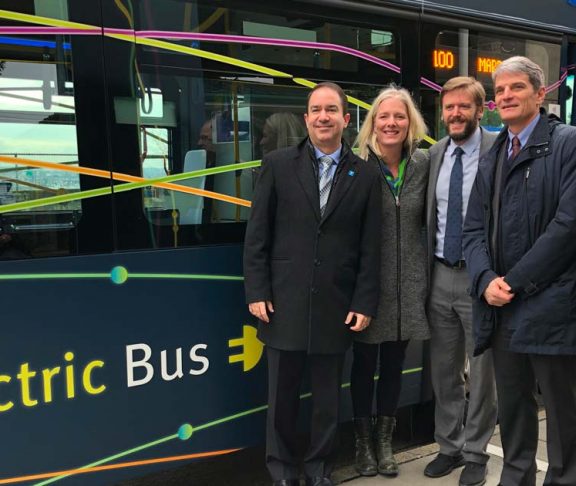 Minister McKenna tours the TransLink facilities