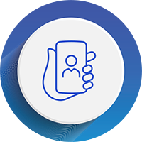 Icon depicting a smartphone