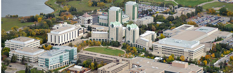Aerial shot of Campus