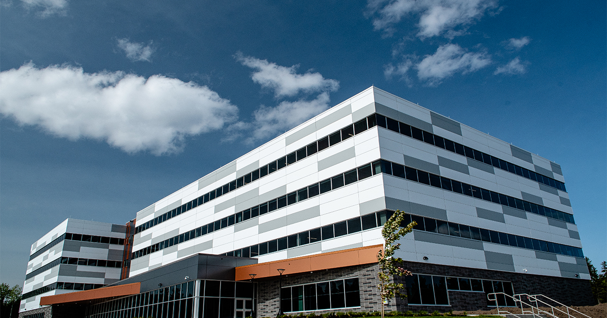 Cyber Centre as located in Knowledge Park , in Fredericton NB_exterior