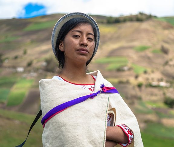 Woman In Ecuador