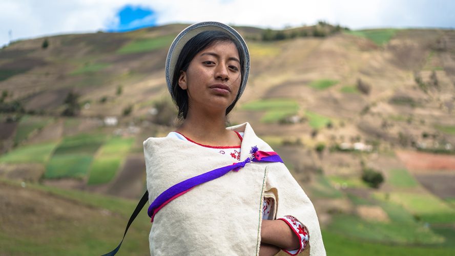 Woman In Ecuador