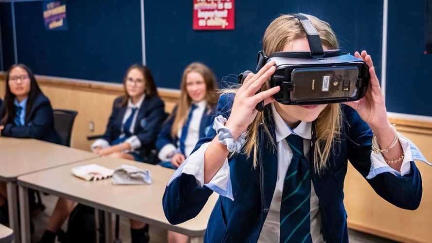 students vr experience appleby