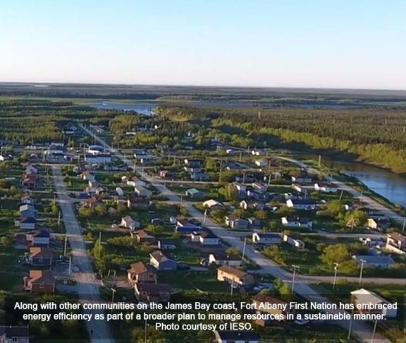 Along with other communities on the James Bay coast, Fort Albany First Nation has embraced energy efficiency as part of a broader plan to manage resources in a sustainable manner