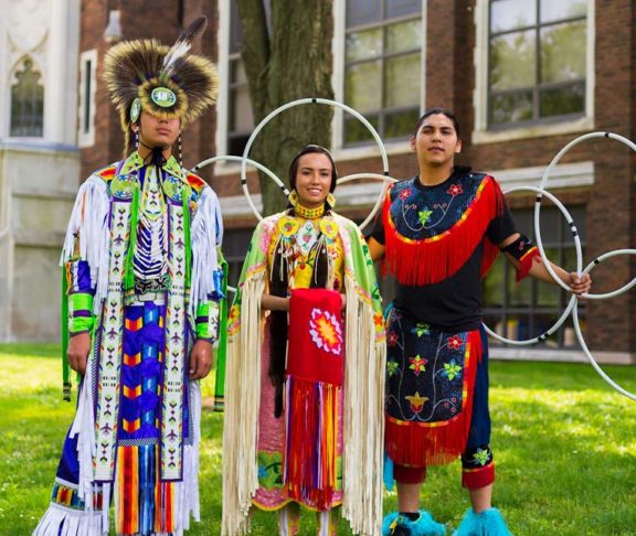 three indigenous people