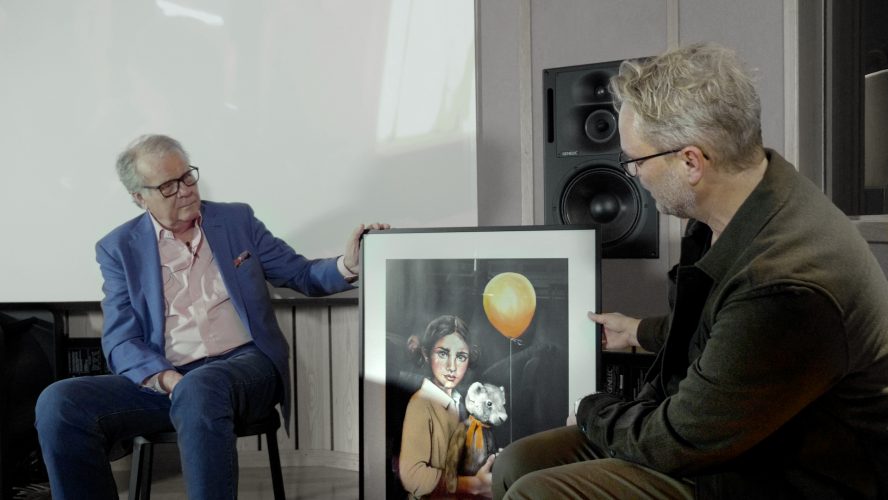 Lasse Berghagen möter Jontefondens grundare Tommy Ivarsson och han får en tavla målad med inspiration av Teddybjörnen Fredriksson. Konstnär; Linda Vagnelind