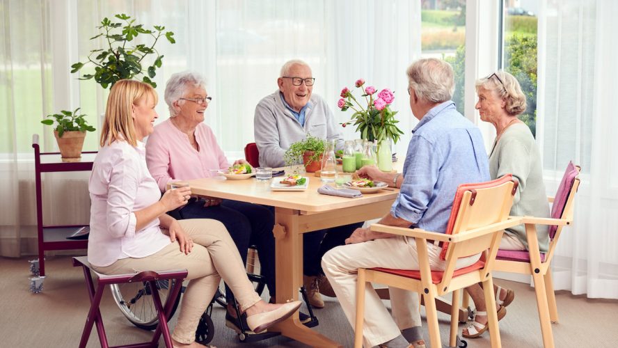 vårdmiljö på äldreboende