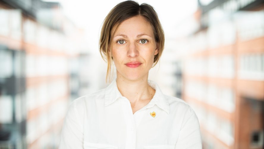 Maja Frankel, Generalsekreterare, Stiftelsen Friends. Foto: Jennifer Söderlund, Friends