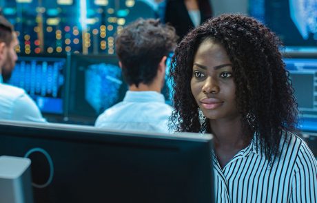 supply chain canada black woman computers