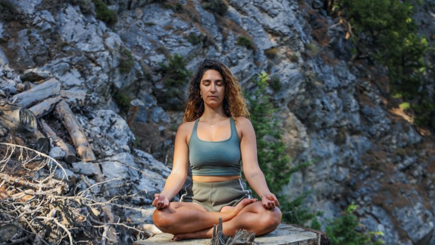 Women Practice Mindfulness Meditation
