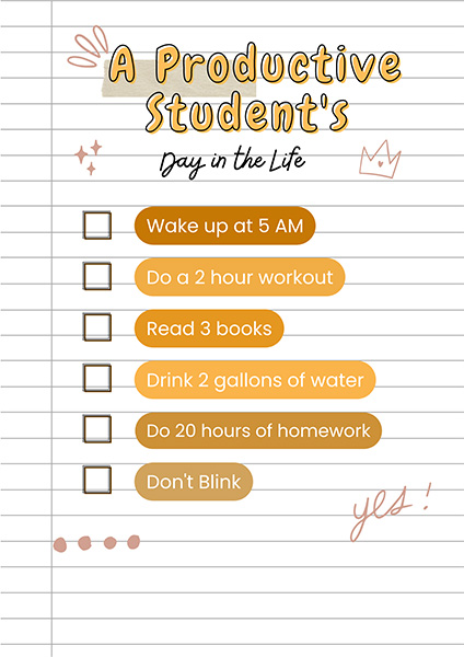 Productive students checklist_project uni