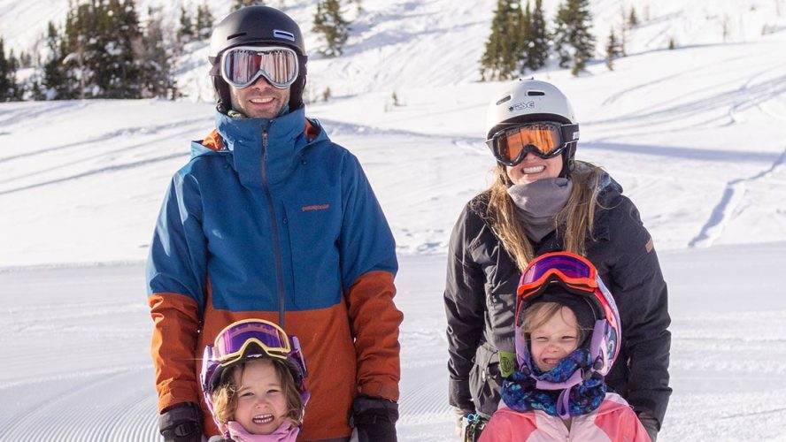 Annika Mang Family on Ski Hill