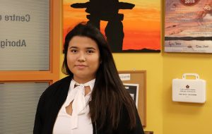 Kyra Hagerty, a member of the Cree Nation and a student at uOttawa