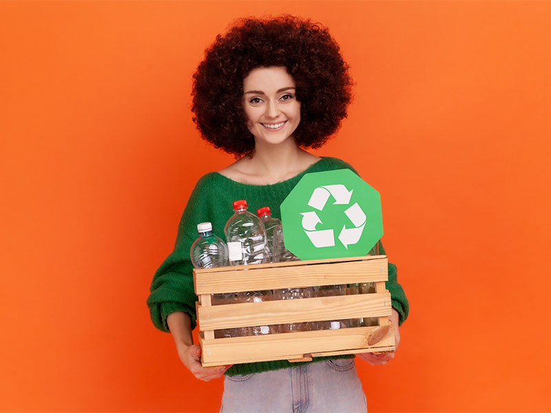 Woman-recycling-green-energy