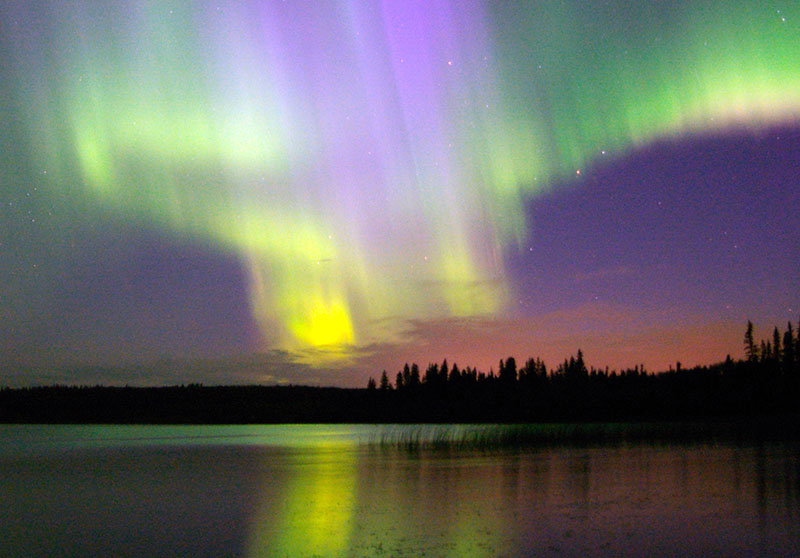 Northern Lights in text