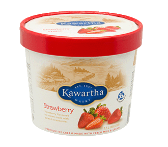 Strawberry-1.5L-tub-kawartha diary