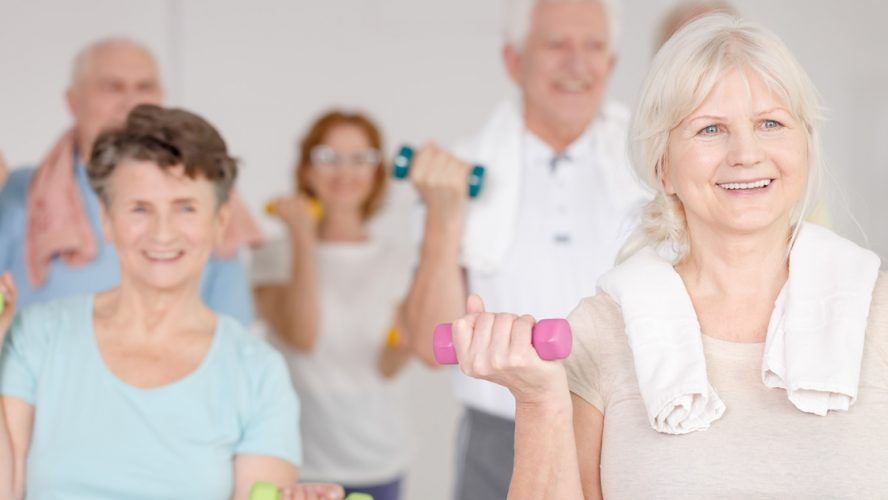 exercise classes keeping fit elderly