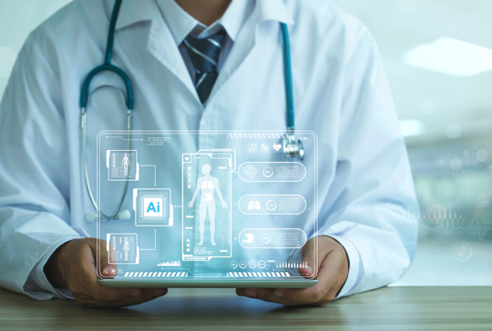 AI technology is utilized by doctors for diagnosing