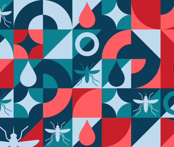 World Malaria Day. April 25. Seamless geometric pattern. Template for background, banner, card, poster. Vector EPS10 illustration
