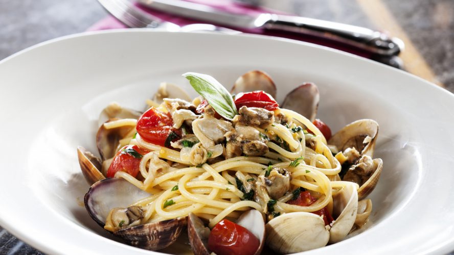 Cooking, Preparing Food, Italian Food, Spaghetti, Seafood,Sicily,Seafood and Spaghetti,
