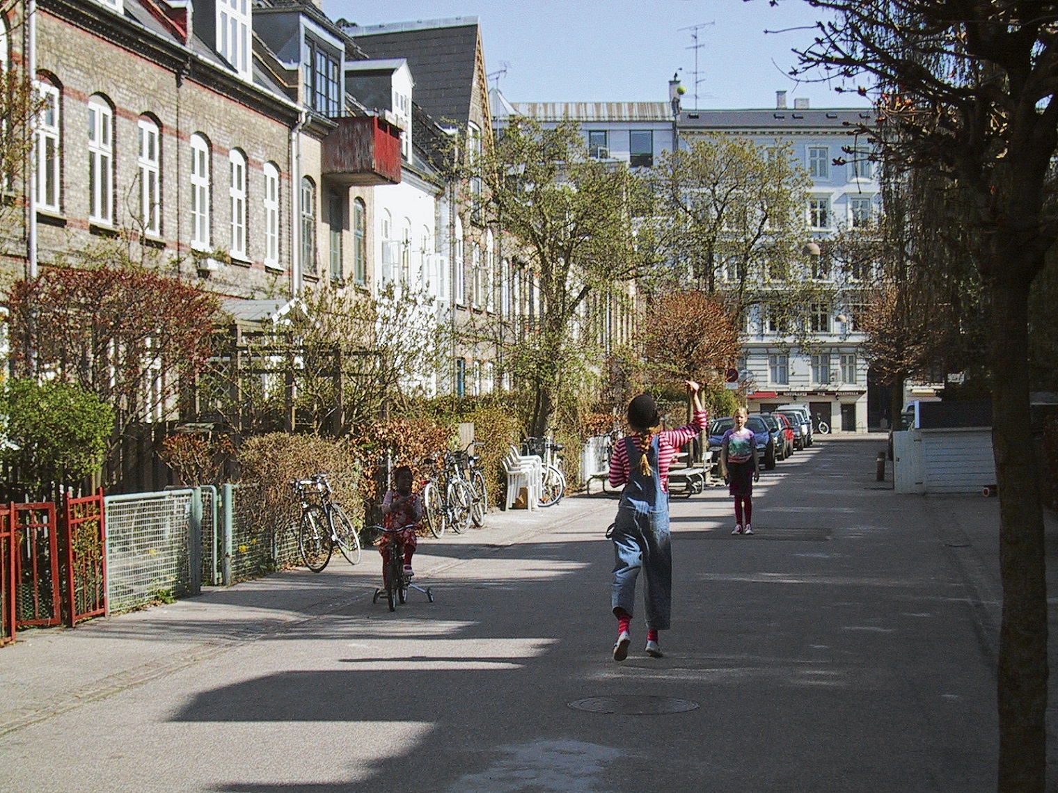 Reihenhäuse in Kopenhagen aus dem Buch Städte für Menschen von Jan Gehl