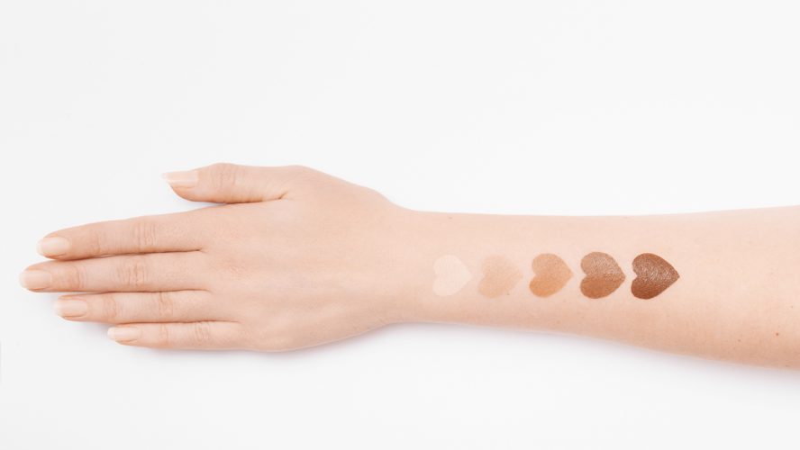 Foundation, Color Swatch, Hand, Skin, Face Cream