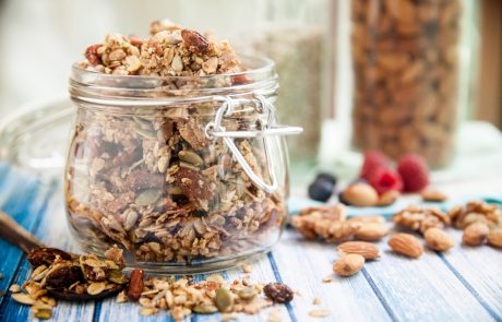 Chunky Nutty Granola for Healthy Snacks & Breakfast