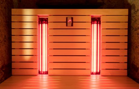 The infrared sauna to improve the health and beauty